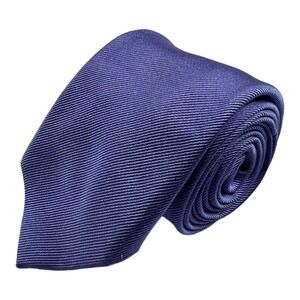 Phineas Cole Purple Pure Silk Mens Tie 3 Inch Width Designer Ribbed Necktie